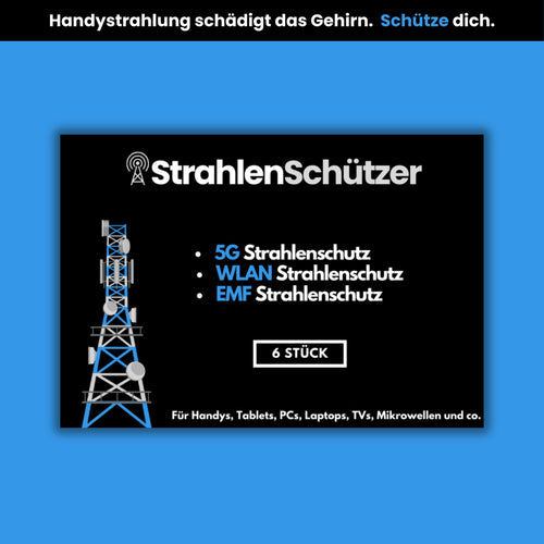 StrahlenSchützer™ - 6er Set für alle Geräte.